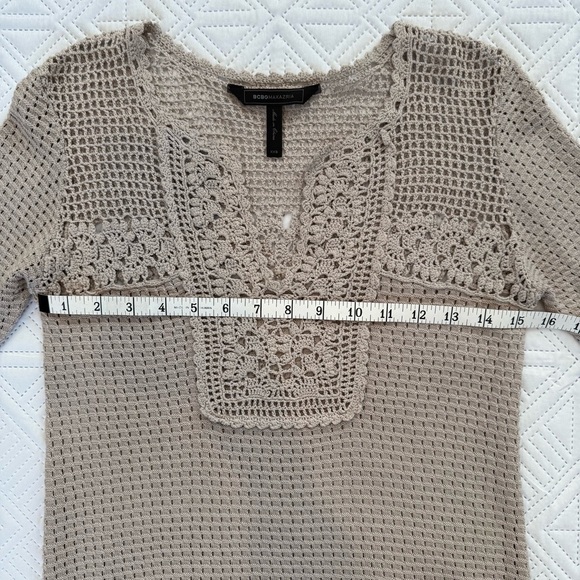 BCBGMaxazria Alexi Crochet Mini Dress Size XXS - Picture 4 of 10